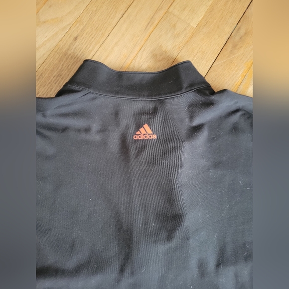 Adidas Size XL 1/4 Zip Red and Black Sweater - Picture 2 of 9